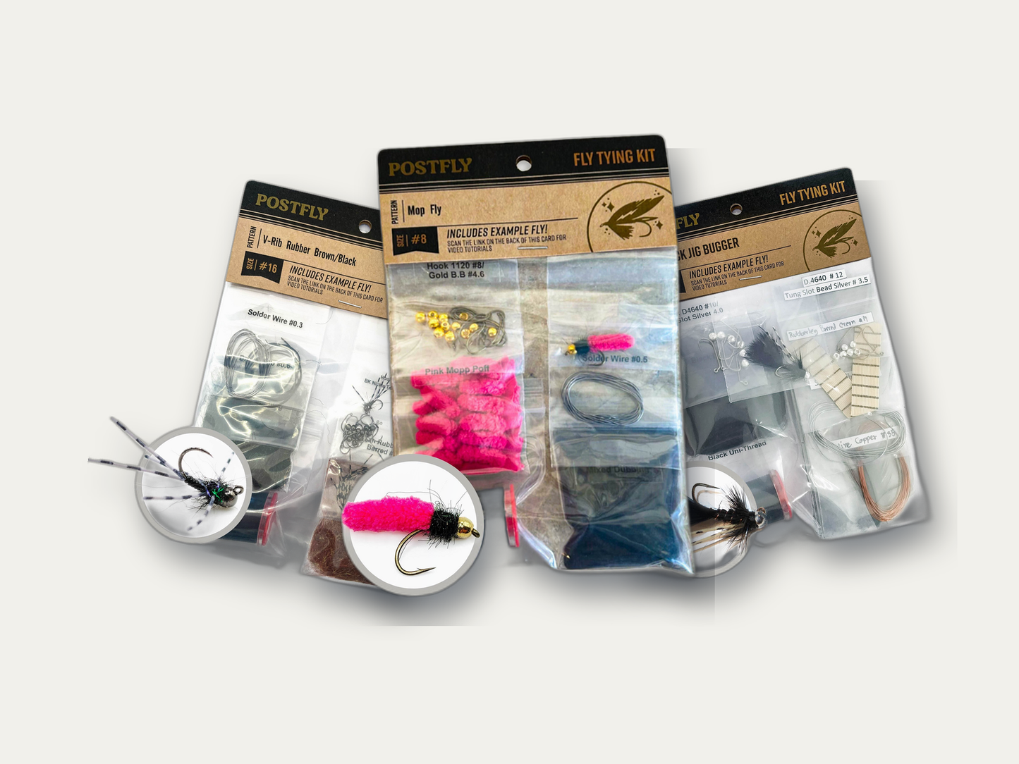 Mystery Fly Tying Kit Bundle - 3 Kits