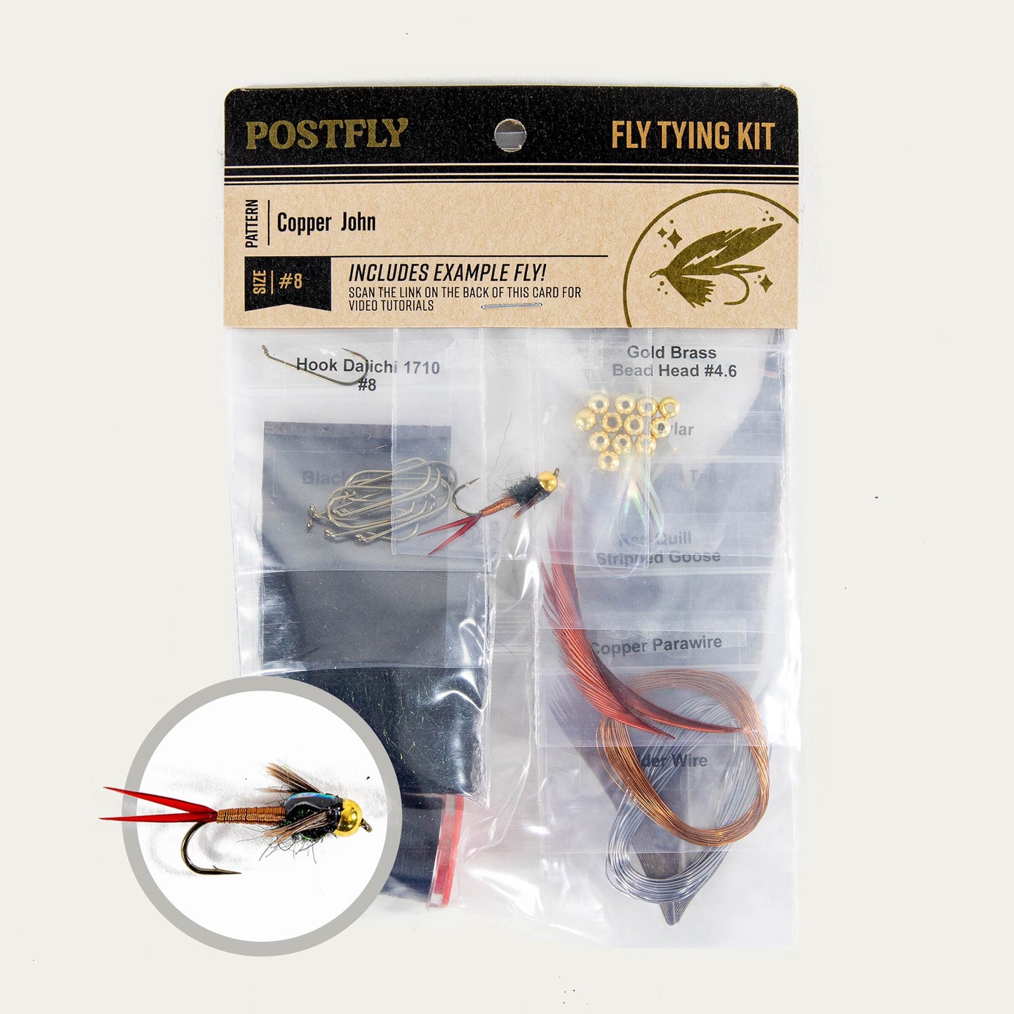 Fly Tying Kit | Copper John #12