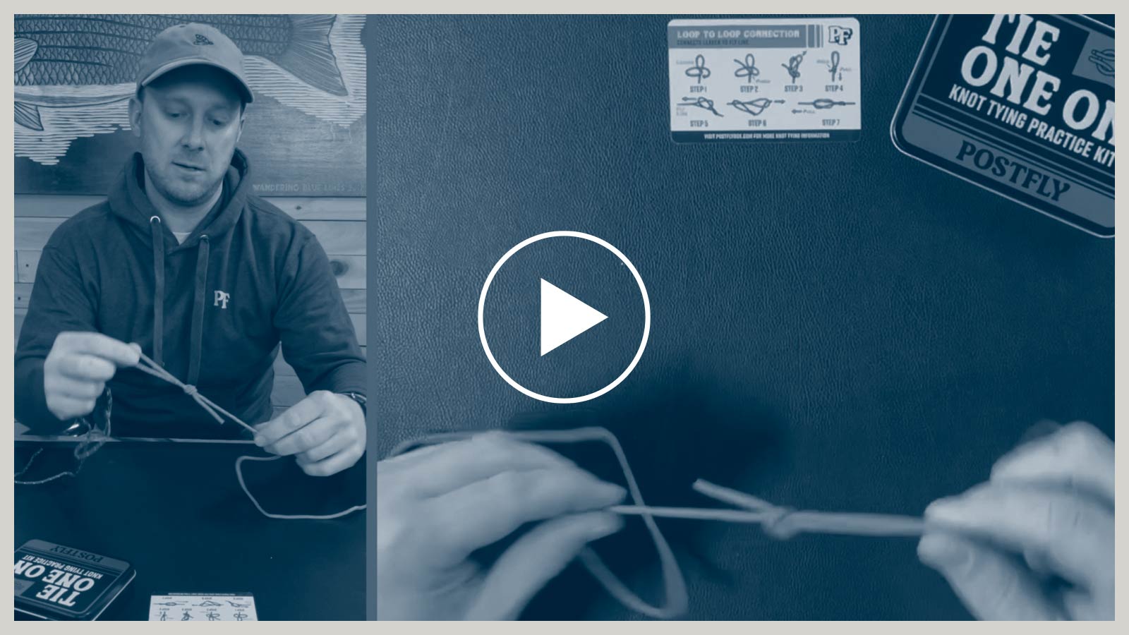How to Tie a Loop to Loop Connection – Postfly