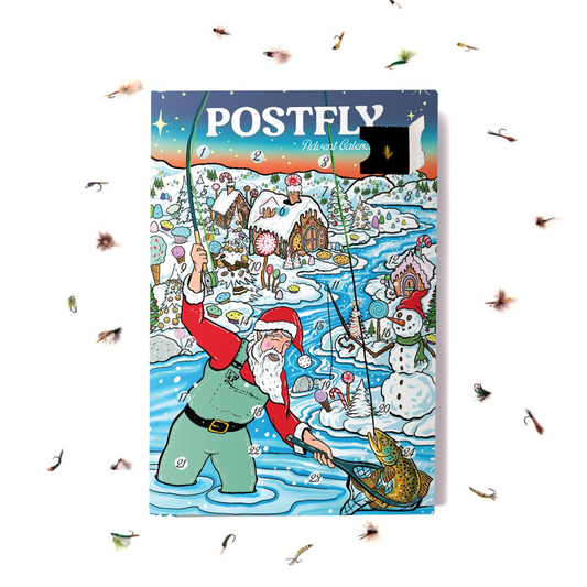 Fly Fishing Advent Calendar - 24 premium trout flies included!