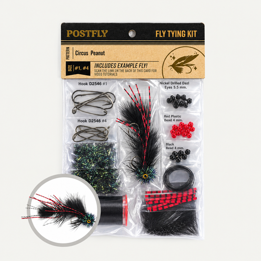 Fly Tying Kit | Circus Peanut Articulated Streamer