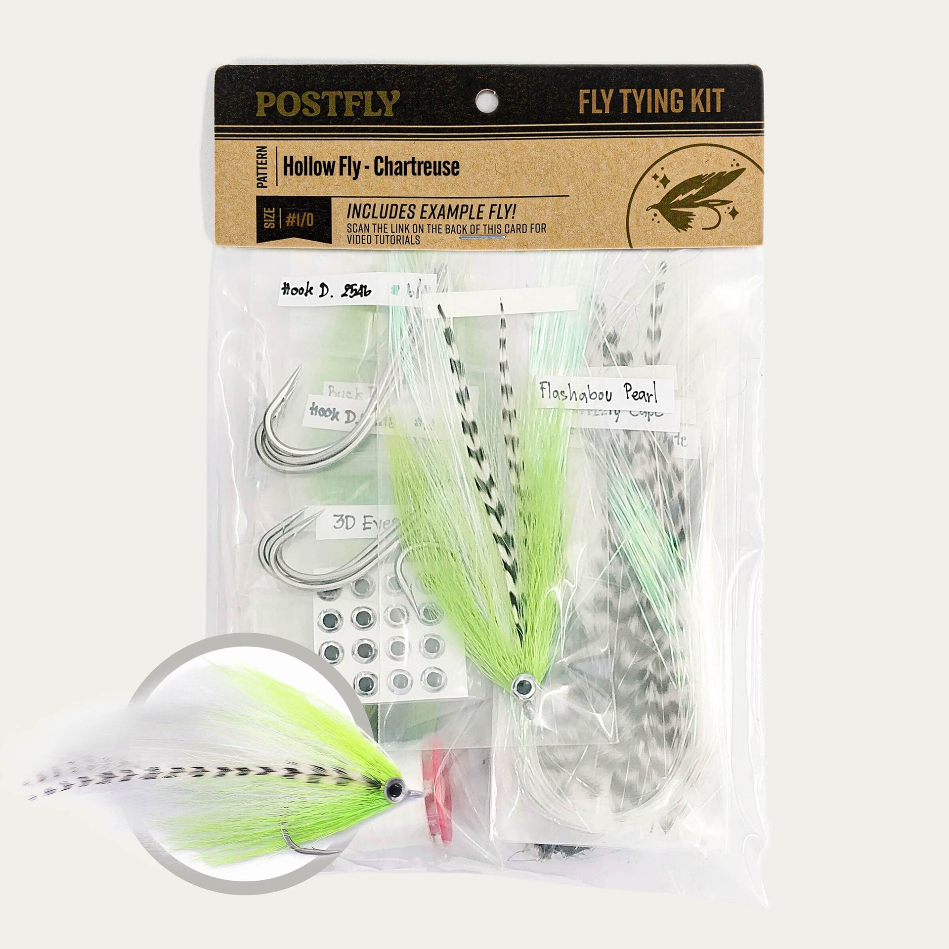 Fly Tying Kit Hollow Fly – Postfly - Main Image