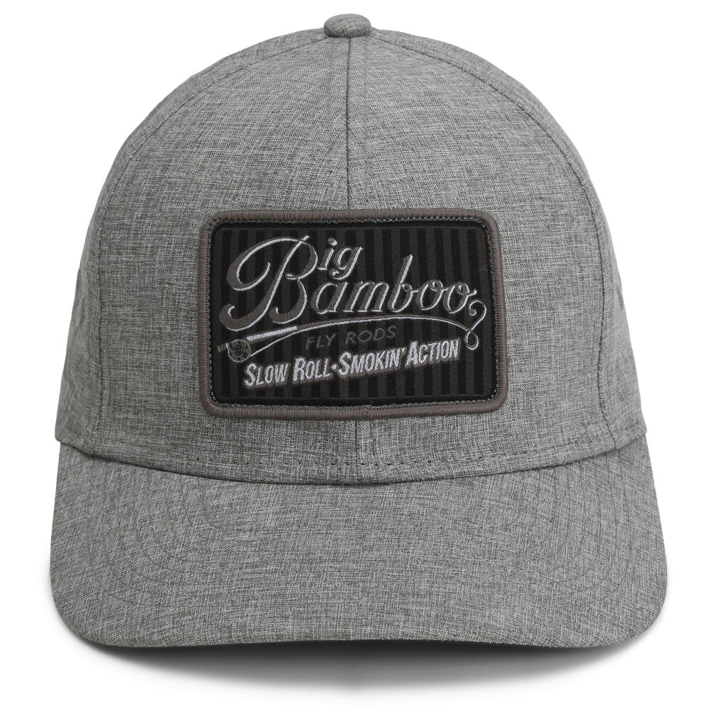 Big Bamboo Fly Rod Heathered 6-Panel Fly Fishing Patch Cap