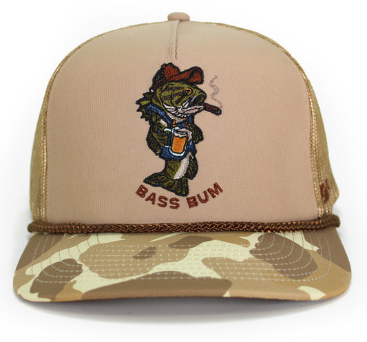 Bass Bum 5-Panel Bass Fishing Hat