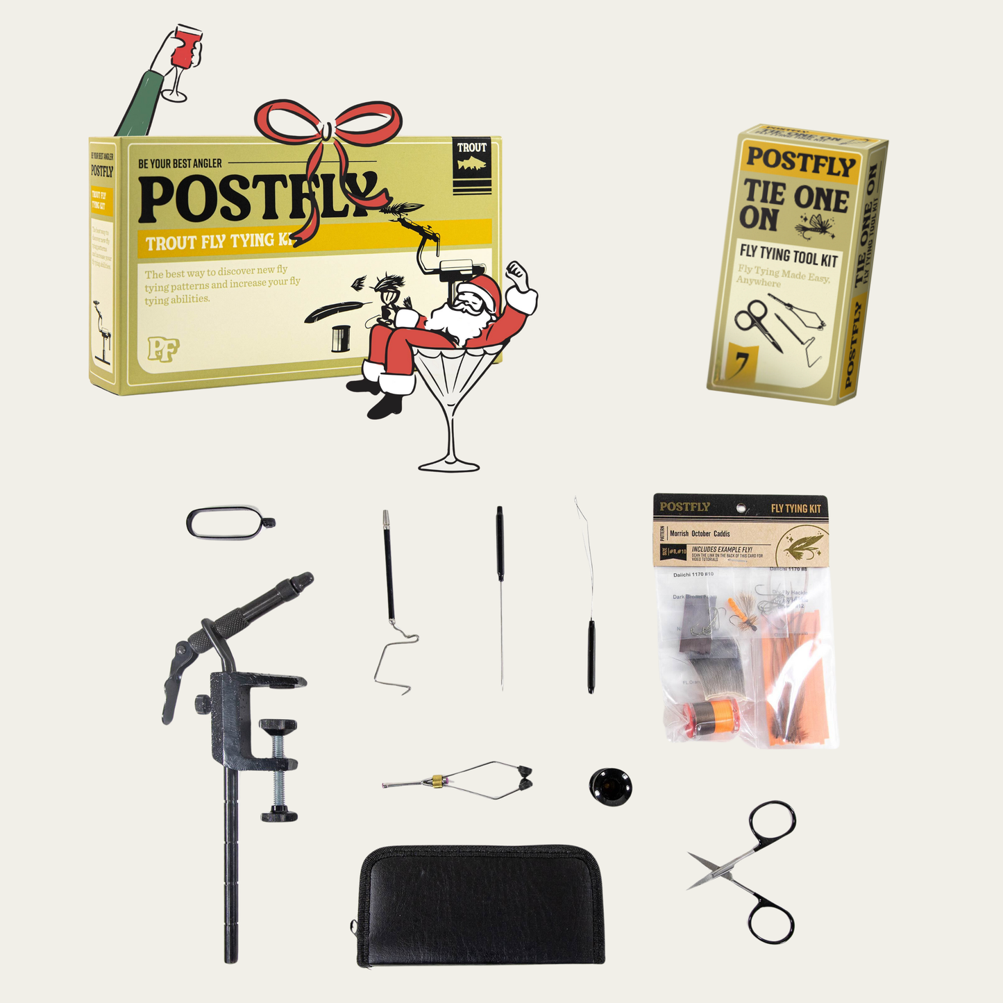 Trout Fly Tying Kit Box