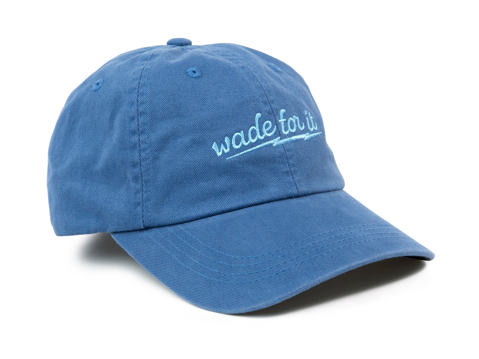 Wade for It Classic Dad Hat Blue Sky