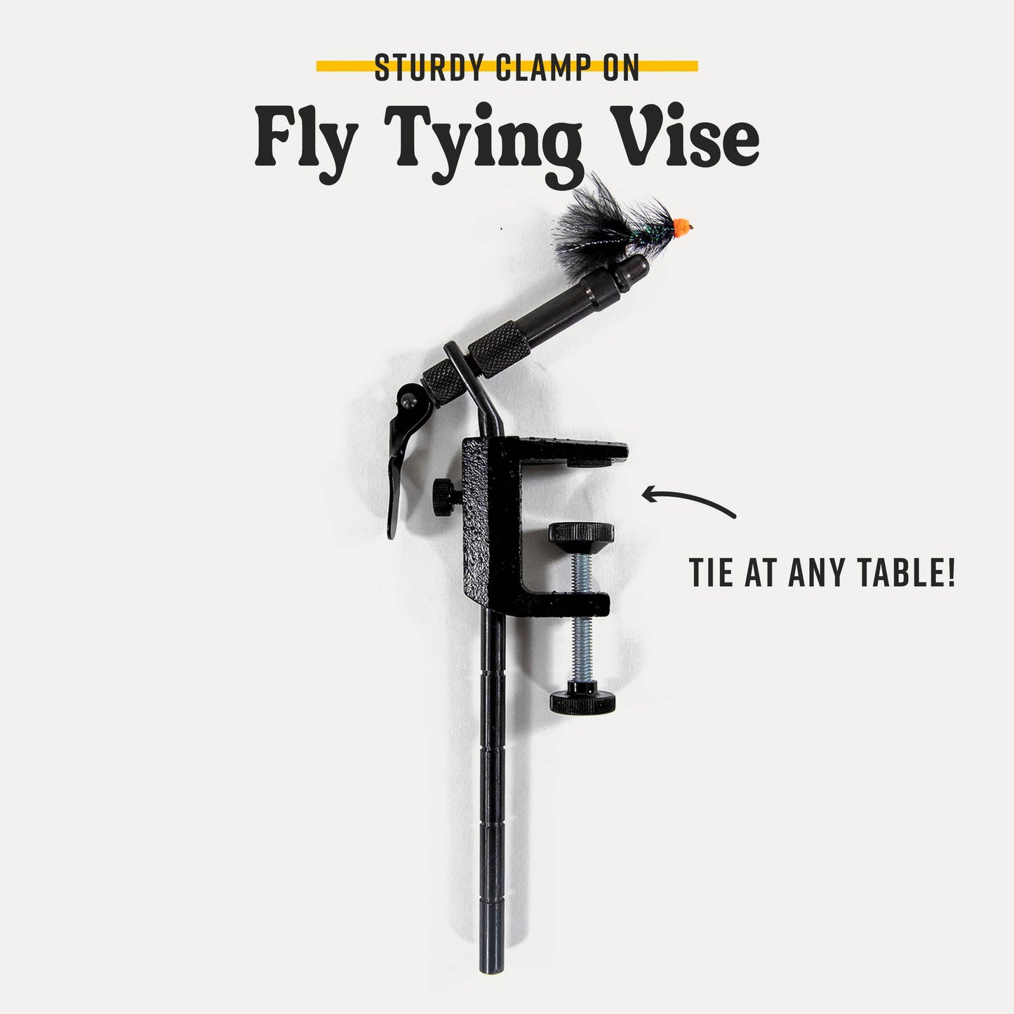 Saltwater Full Bench Fly Tying Kit - Tools, Vise + Material Kit