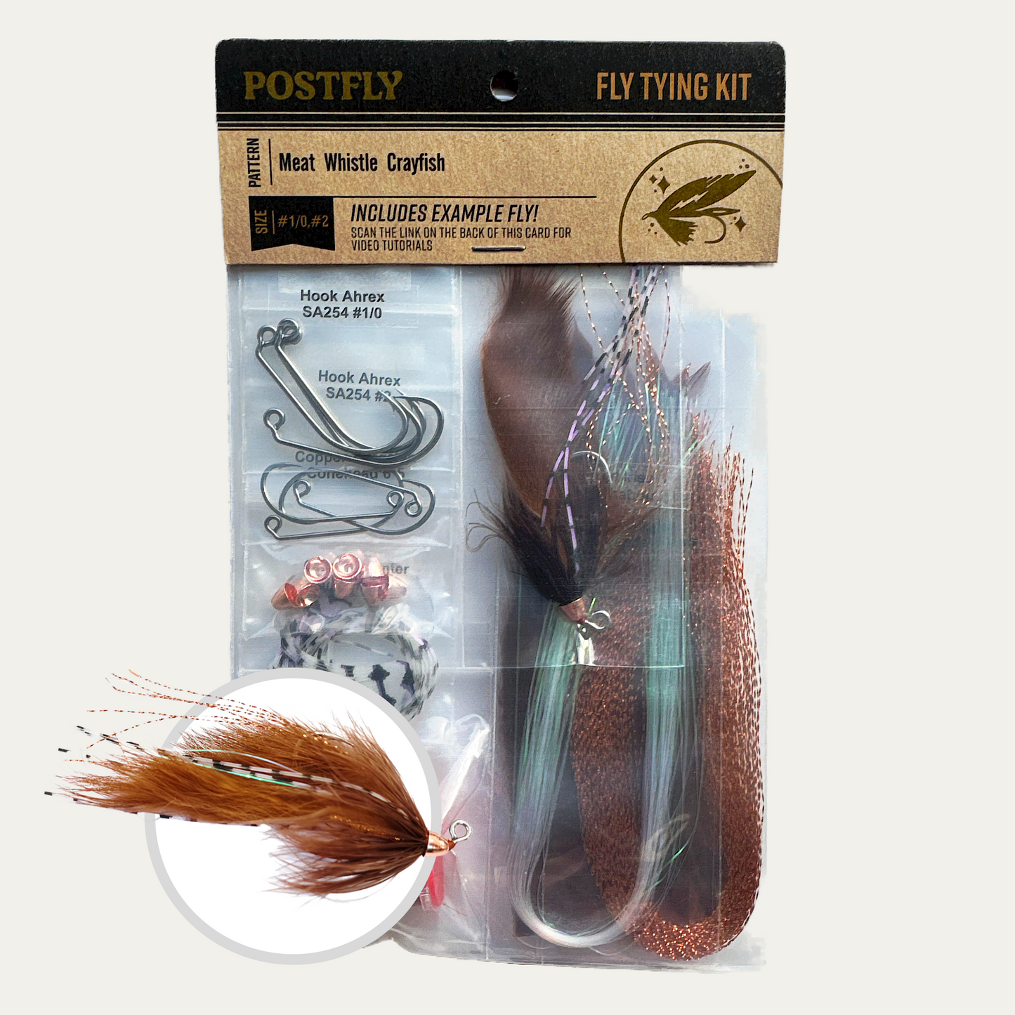 Fly Tying Kit | Meat Whistle Crayfish