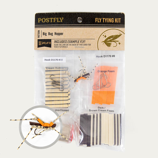 Fly Tying Kit | Big Bug Hopper #8 & #10