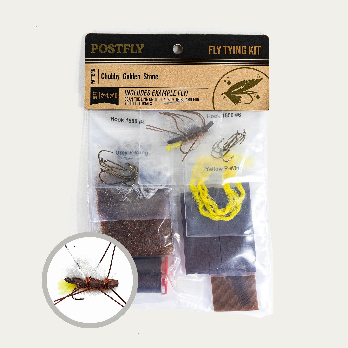 Fly Tying Kit | Chubby Golden Stone