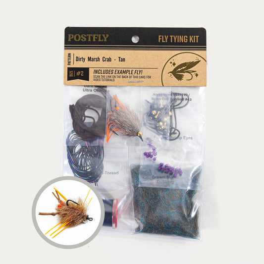 Fly Tying Kit | Dirty Marsh Crab