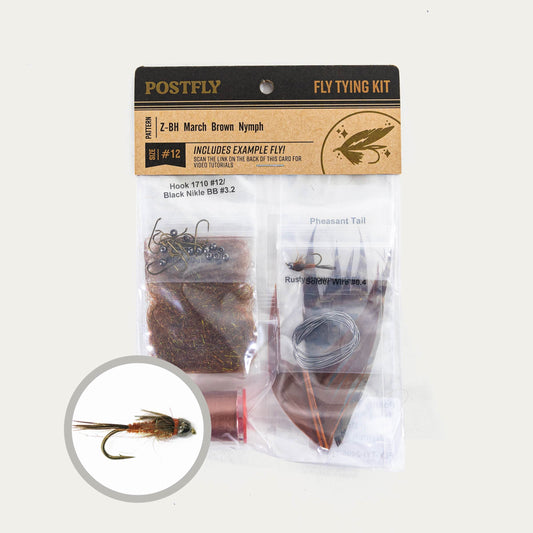 Fly Tying Kit | March Brown Nymph