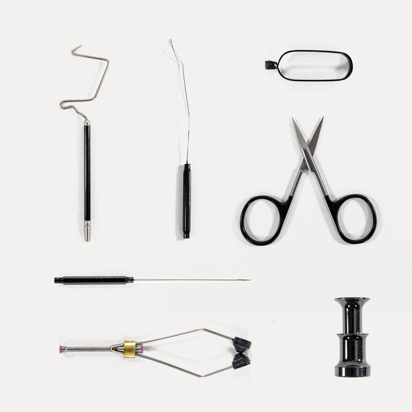 Saltwater Full Bench Fly Tying Kit - Tools, Vise + Material Kit