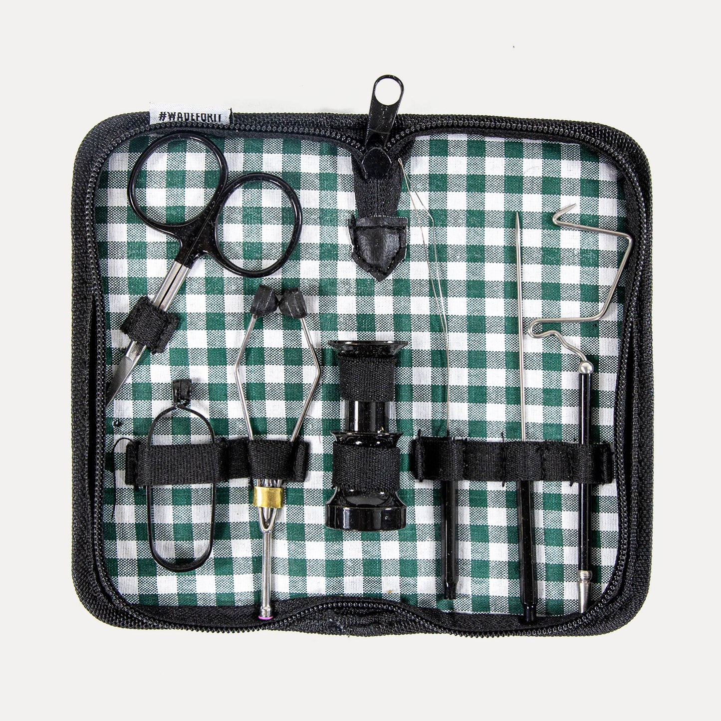 Saltwater Full Bench Fly Tying Kit - Tools, Vise + Material Kit